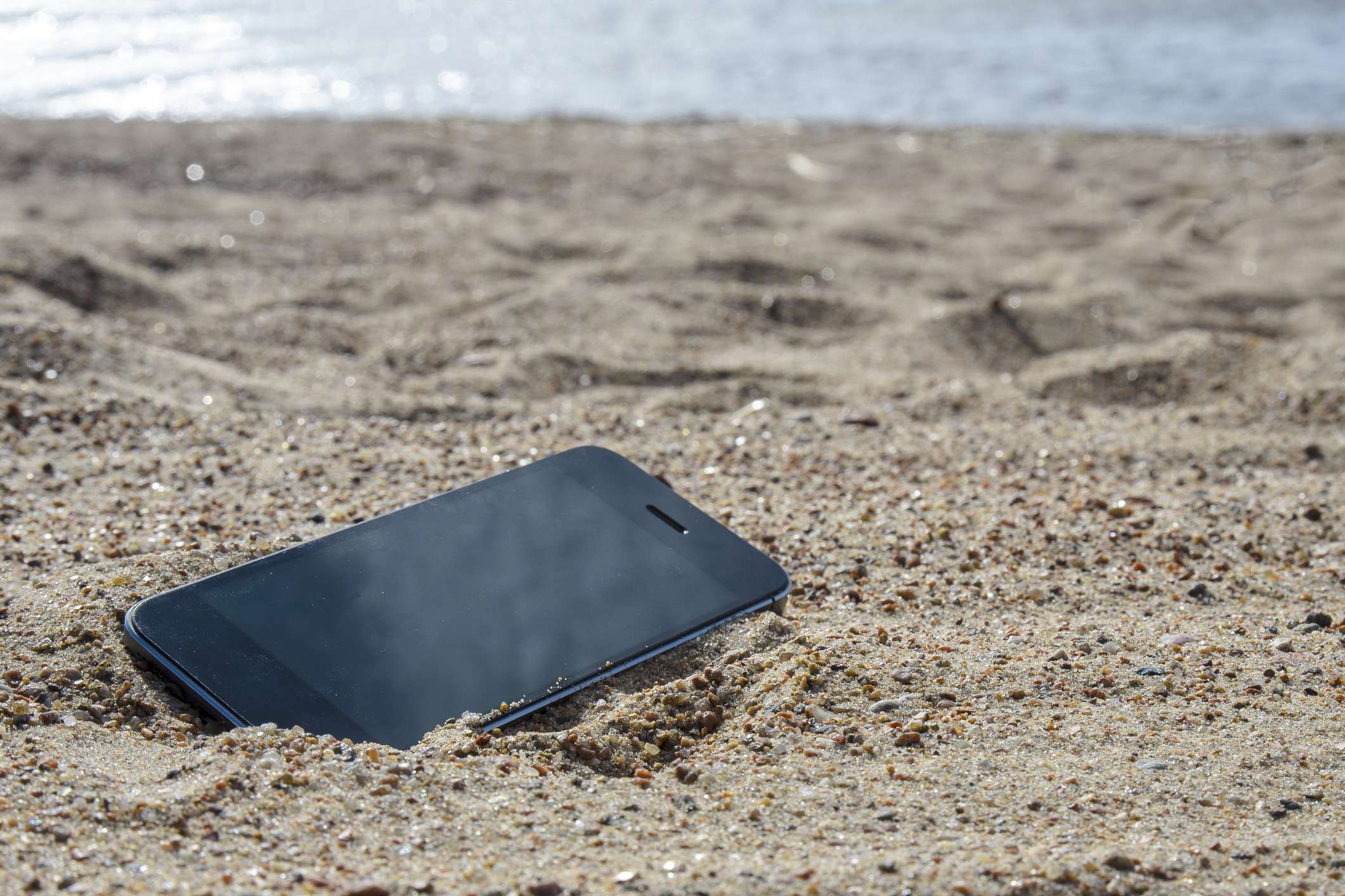 Phone lost at beach