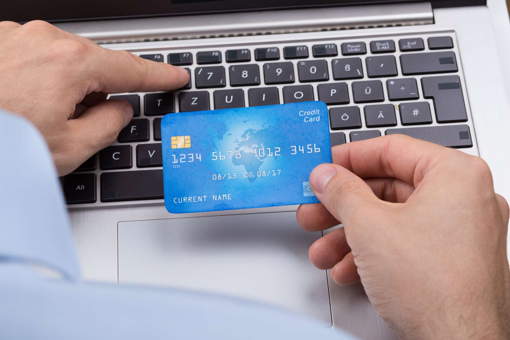 Using credit cards to shop online