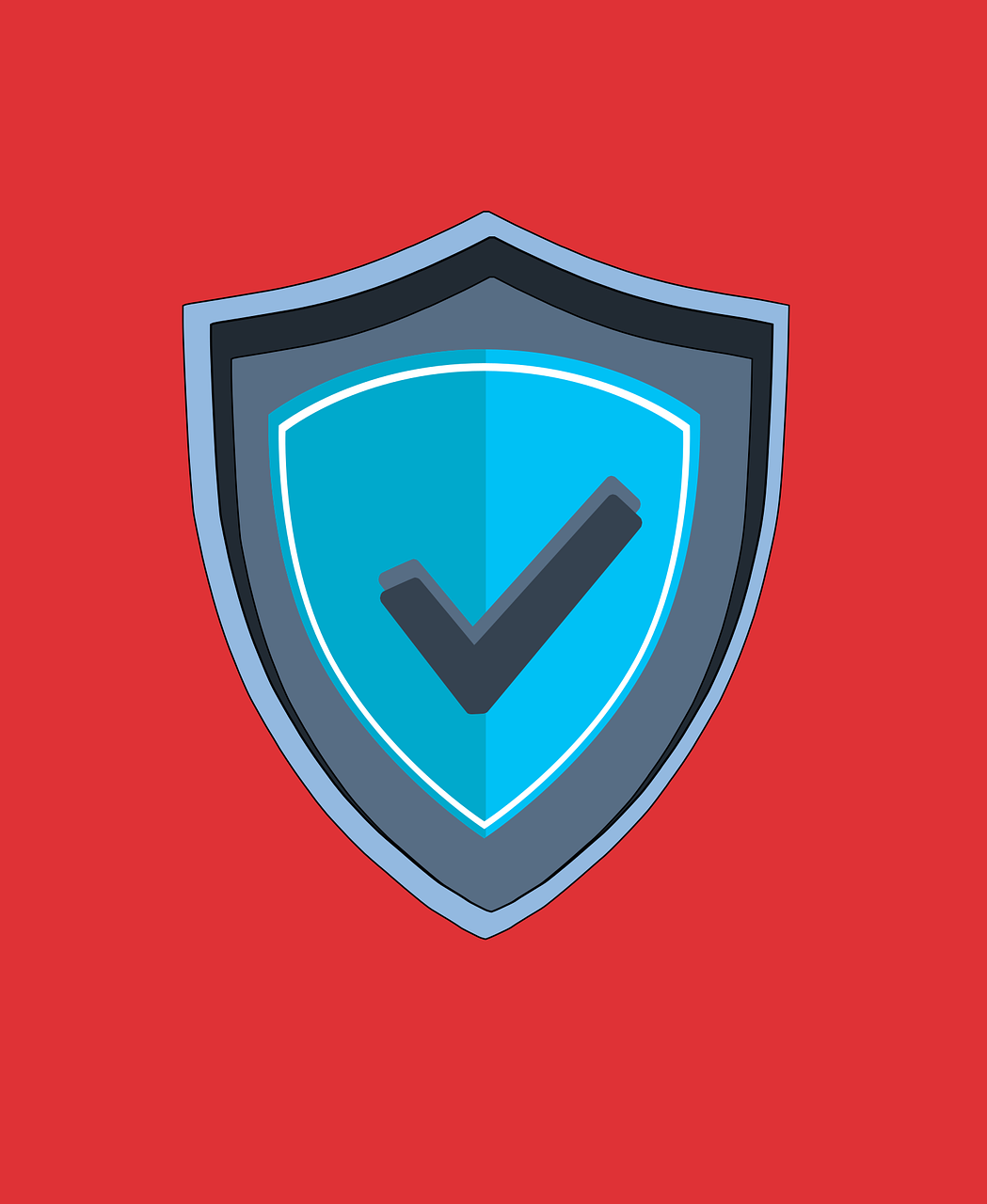 Sign Security vector and picture