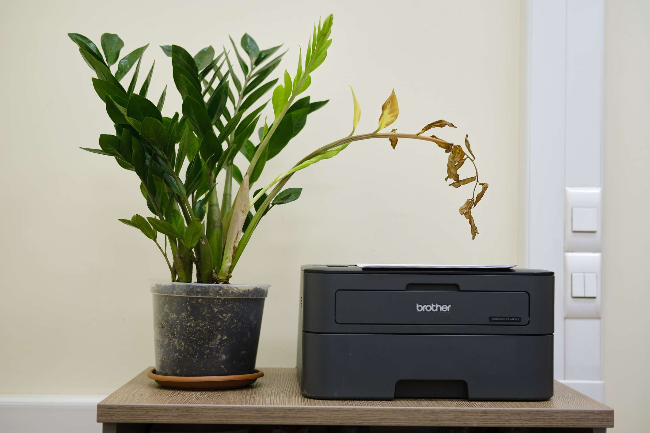 home printer on table