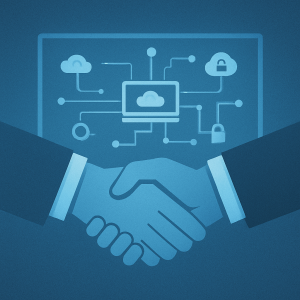 handshake with network diagram Managed IT and Cybersecurity Services Louisville KY | ZJAK Technologies handshake with network diagram